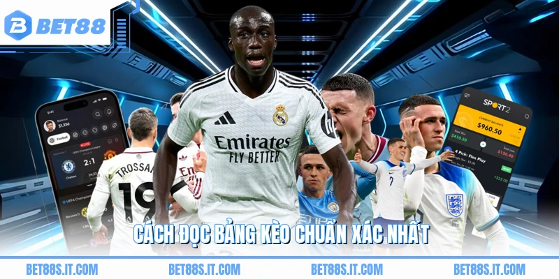 Cách đọc bảng kèo chuẩn xác nhất